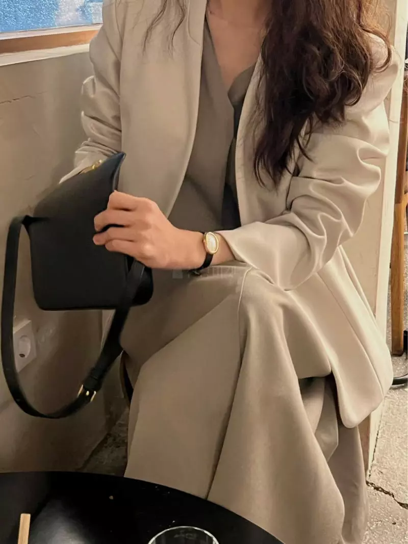 Taste - Korean Women Fashion - #thatsdarling - Collar Jacket - 5