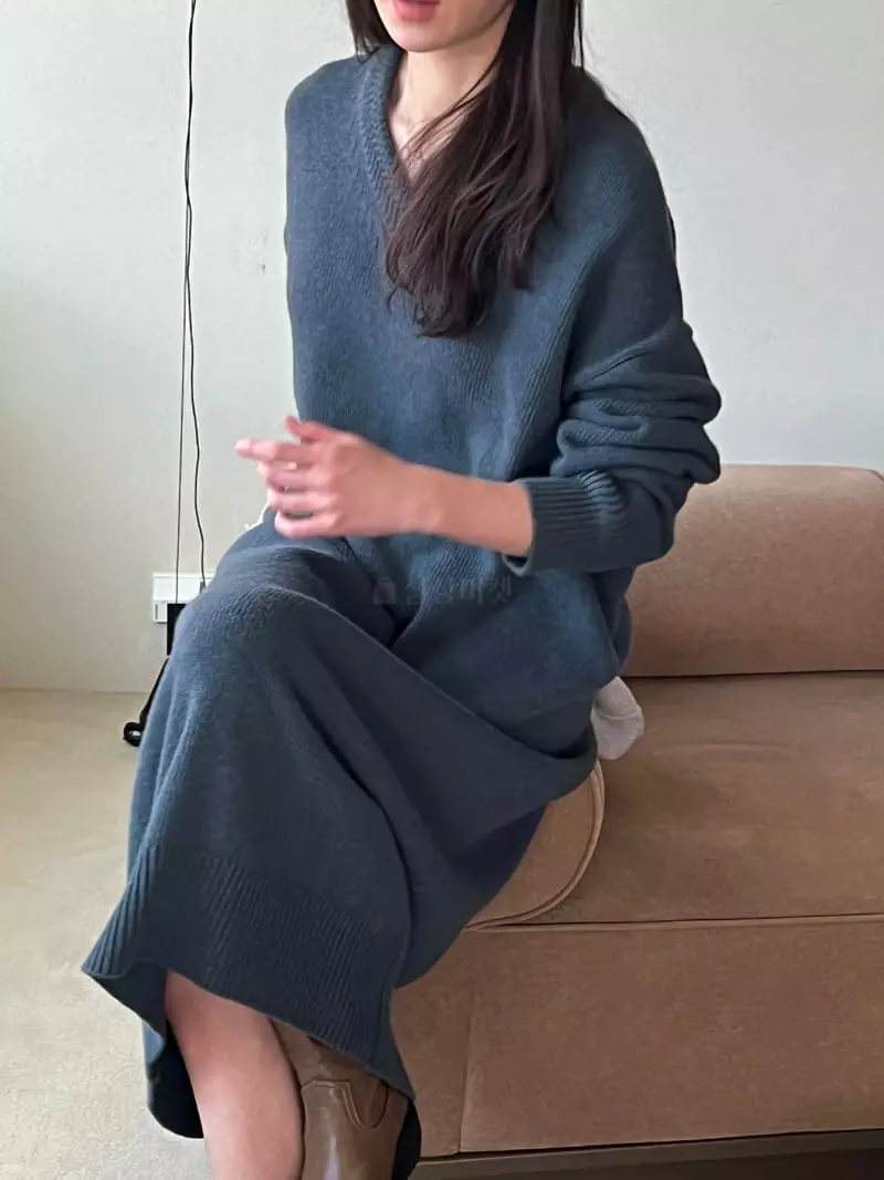 Taste - Korean Women Fashion - #vintagekidsstyle - Herringbone One-piece - 3