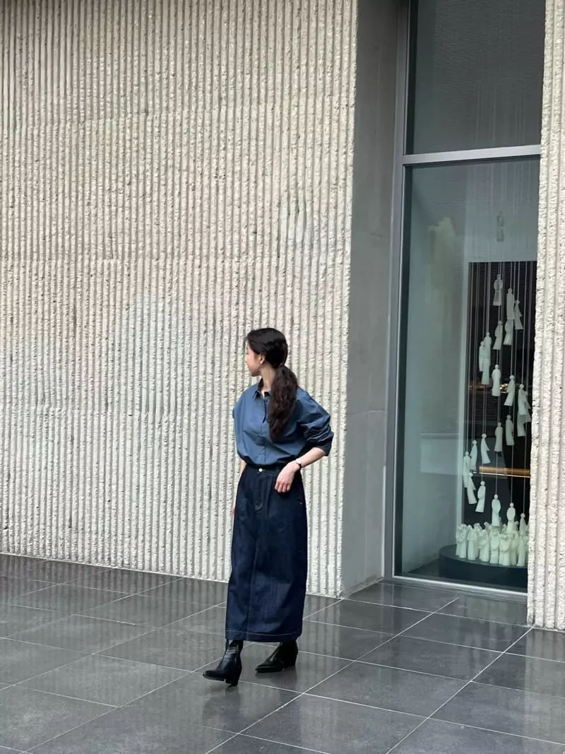 Taste - Korean Women Fashion - #momslook - Back Detail Shirt - 4
