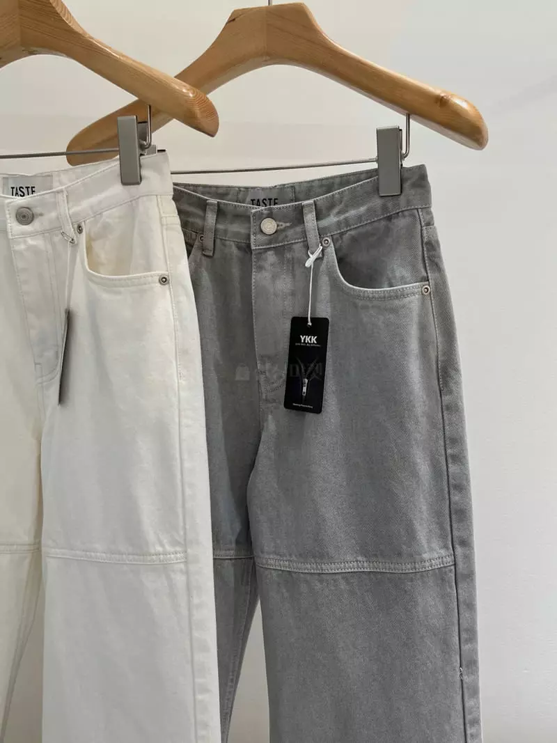 Taste - Korean Women Fashion - #womensfashion - Dyeing Roll-up Pants