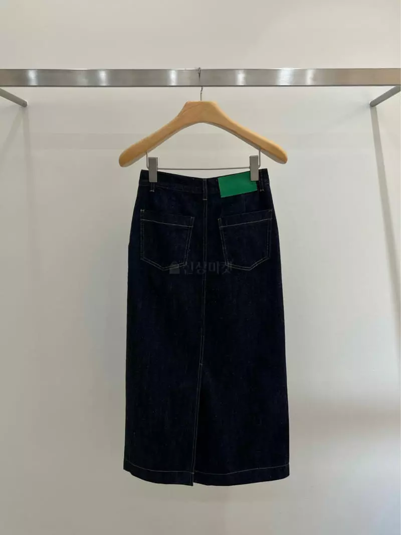 Taste - Korean Women Fashion - #womensfashion - Nef Denim Skirt - 3