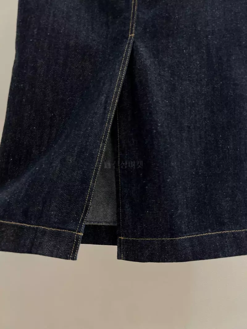 Taste - Korean Women Fashion - #womensfashion - Nef Denim Skirt - 5