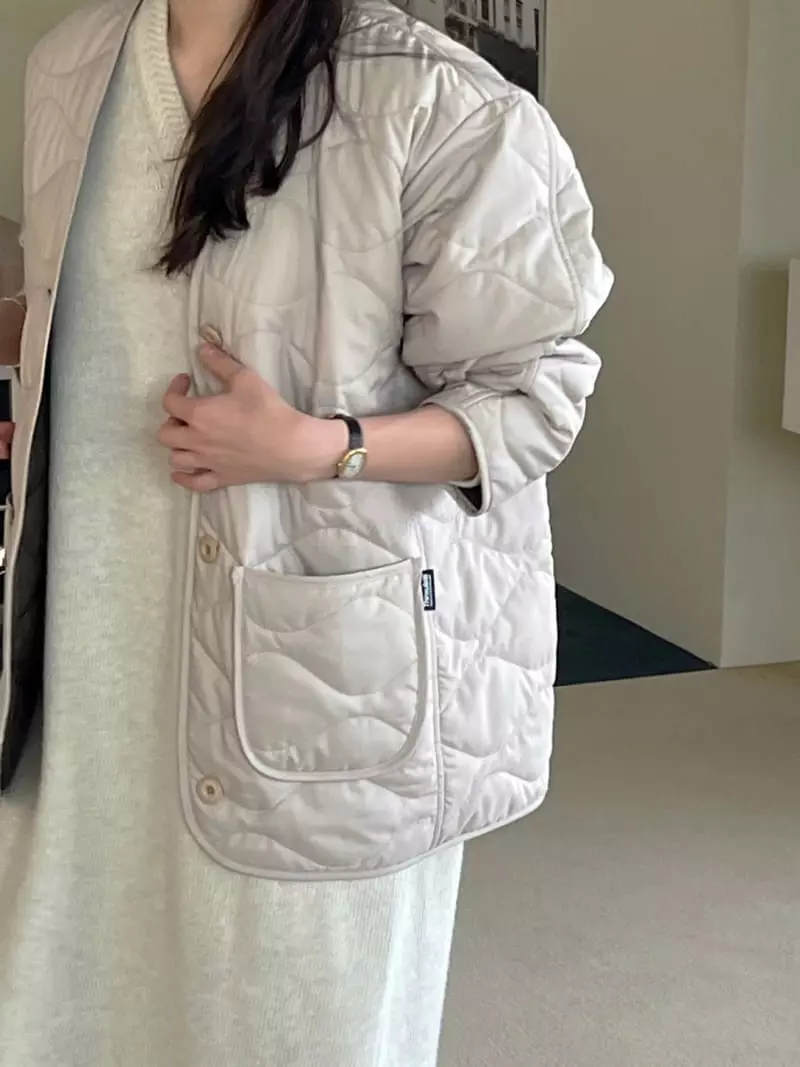 Taste - Korean Women Fashion - #momslook - 3M Quilting Vest - 4