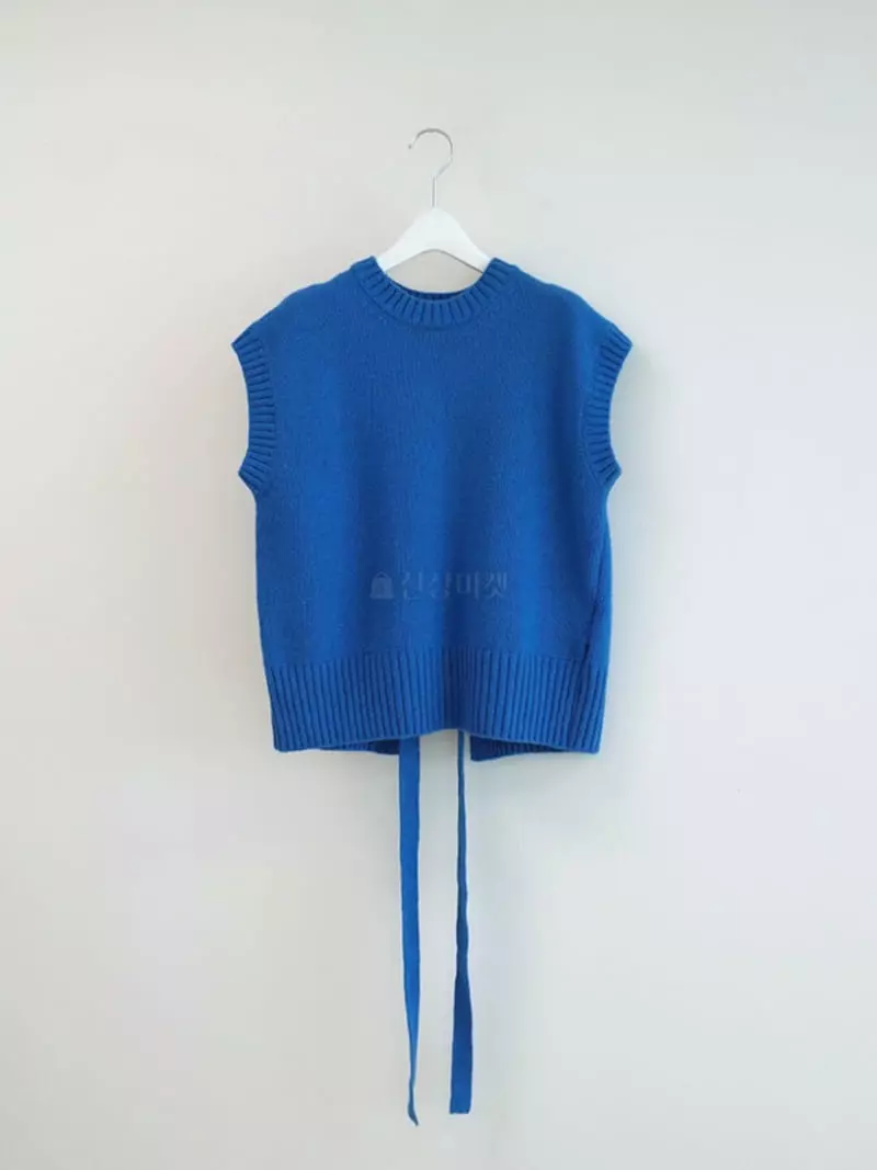Taste - Korean Women Fashion - #womensfashion - Slit Vest - 7