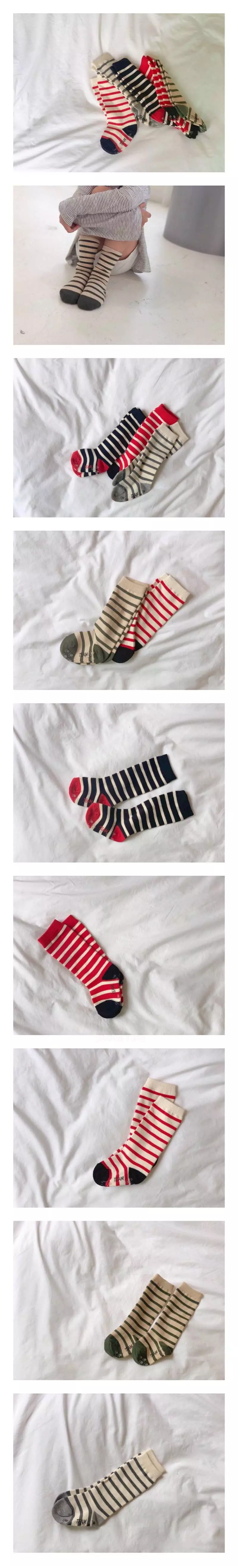 Teamand - Korean Children Fashion - #childofig - Ppapeyon Knee Socks
