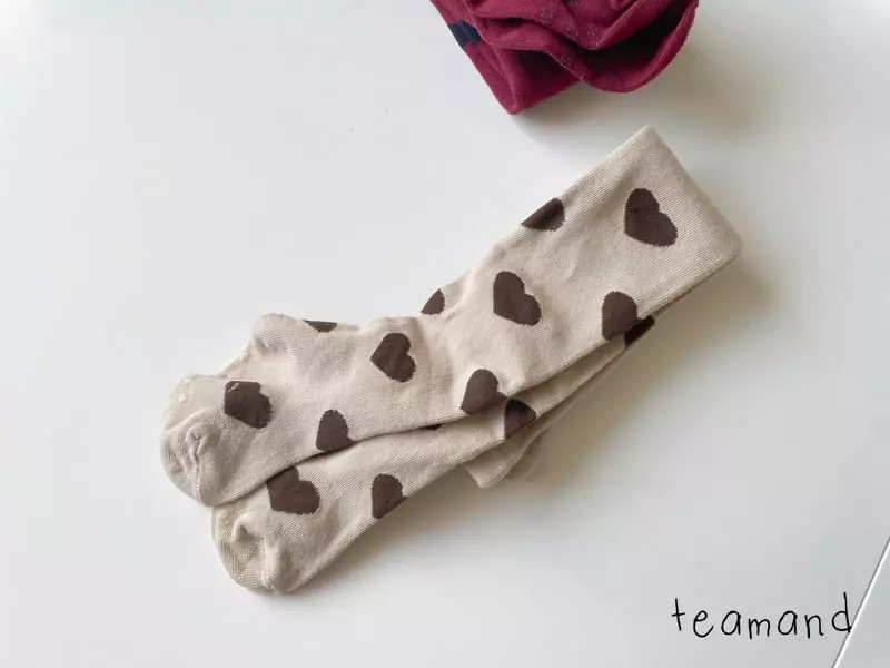 Teamand - Korean Children Fashion - #childofig - Heart Tights