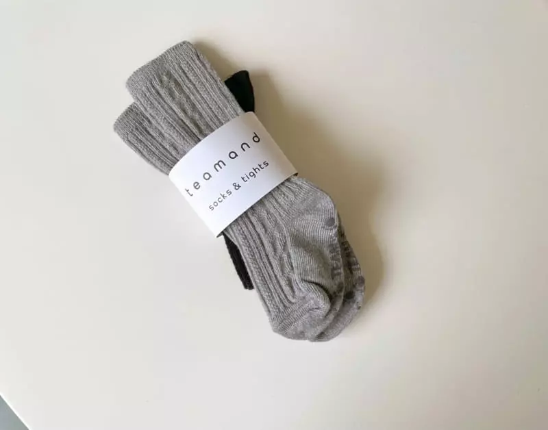 Teamand - Korean Children Fashion - #discoveringself - Twist Knee Socks Set - 3