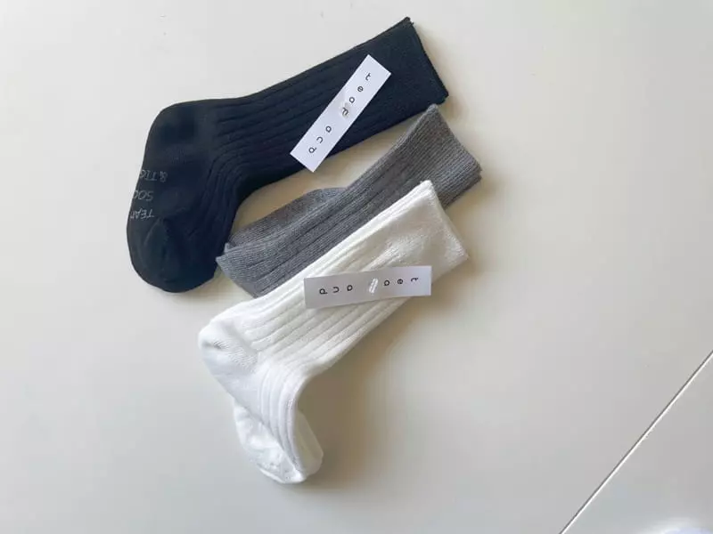 Teamand - Korean Children Fashion - #discoveringself - Essential Knee Socks Set - 2