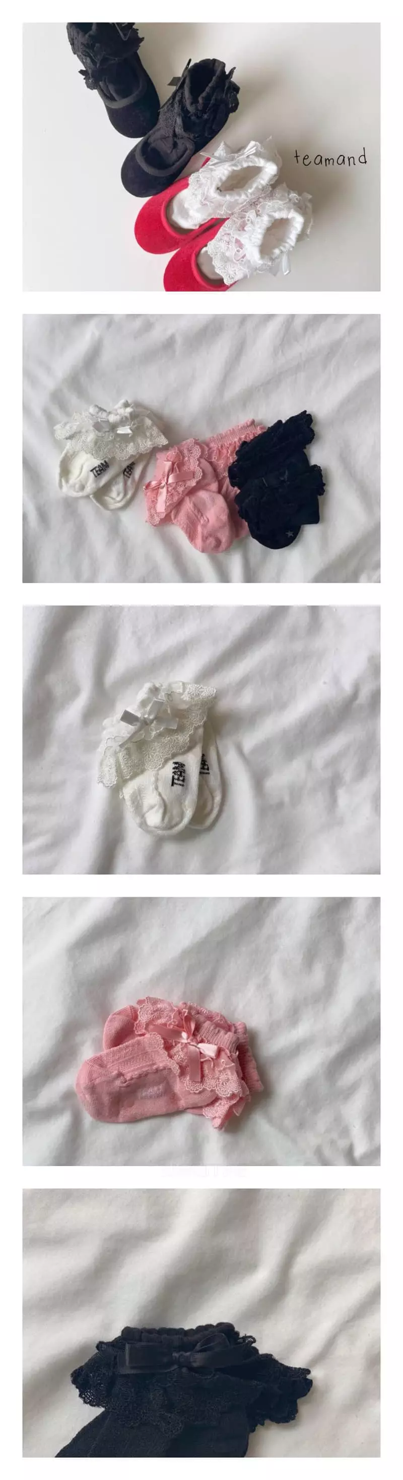 Teamand - Korean Children Fashion - #fashionkids - Twice Lace Socks