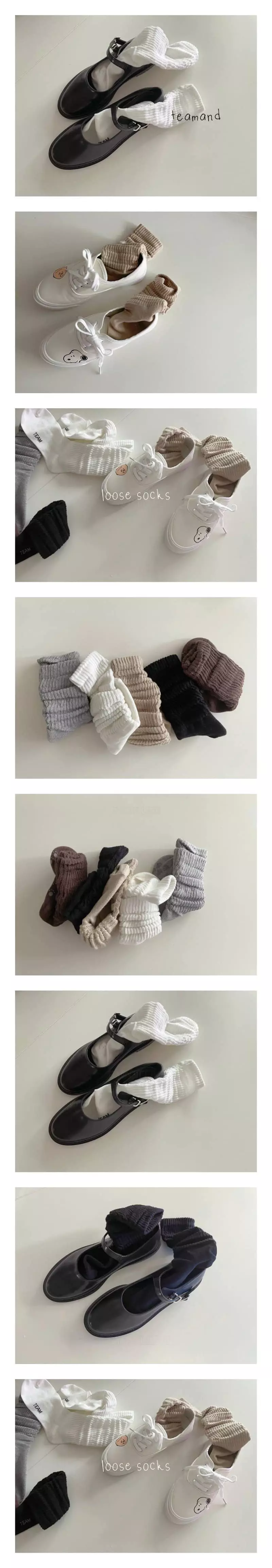 Teamand - Korean Children Fashion - #fashionkids - Loose Socks Set