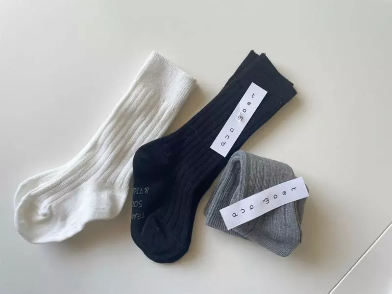Teamand - Korean Children Fashion - #fashionkids - Essential Knee Socks Set - 4