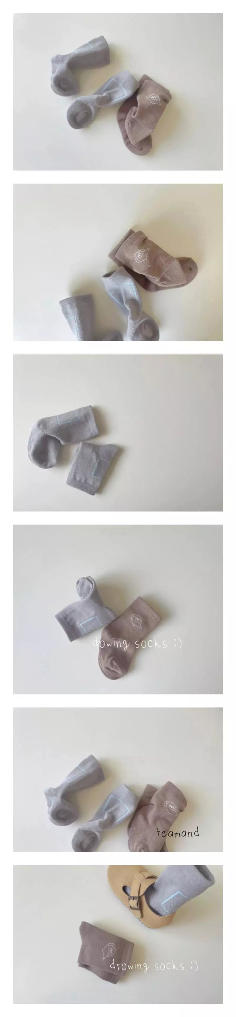 Teamand - Korean Children Fashion - #kidsstore - Drawing Socks Set