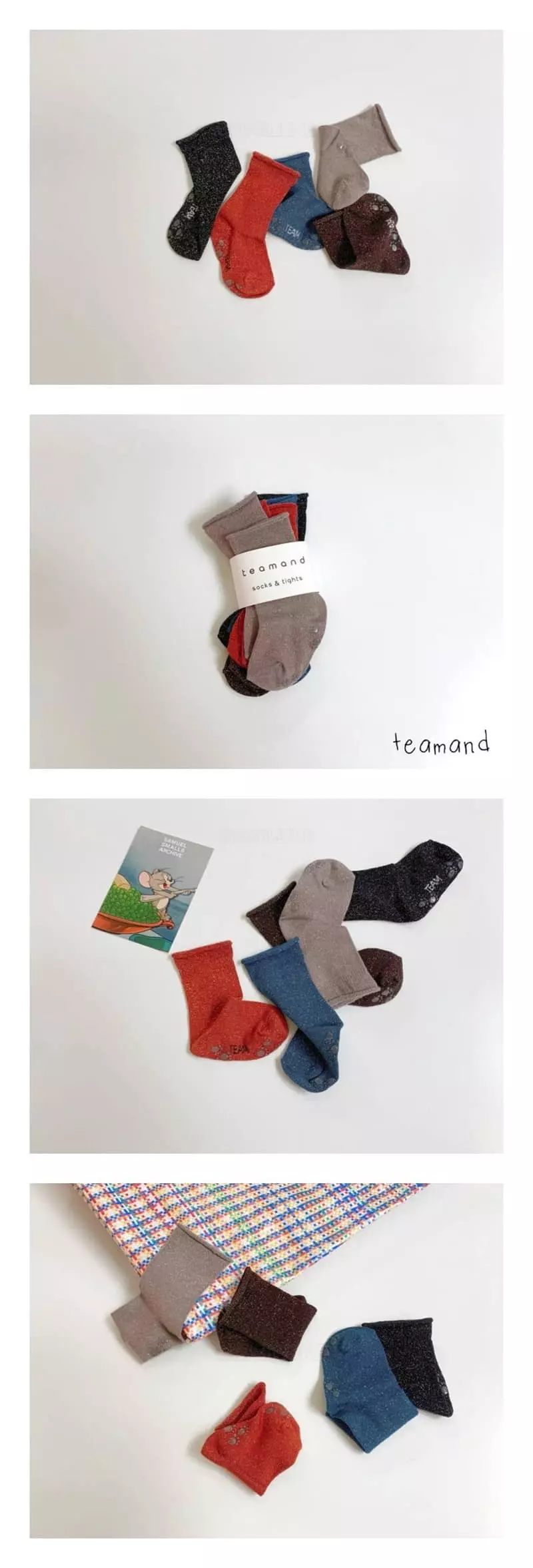Teamand - Korean Children Fashion - #kidzfashiontrend - Rollin Socks Set