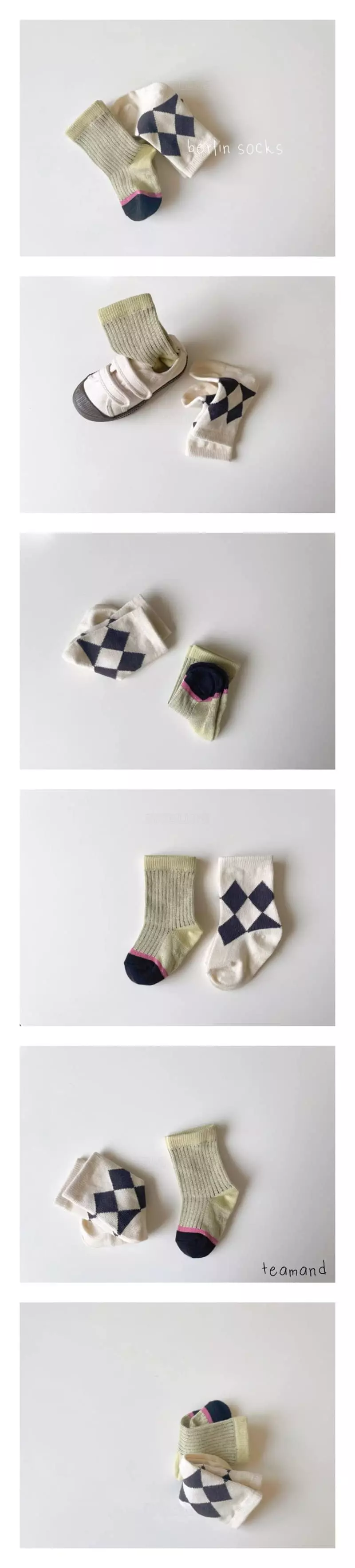 Teamand - Korean Children Fashion - #kidzfashiontrend - Berlin Socks Set