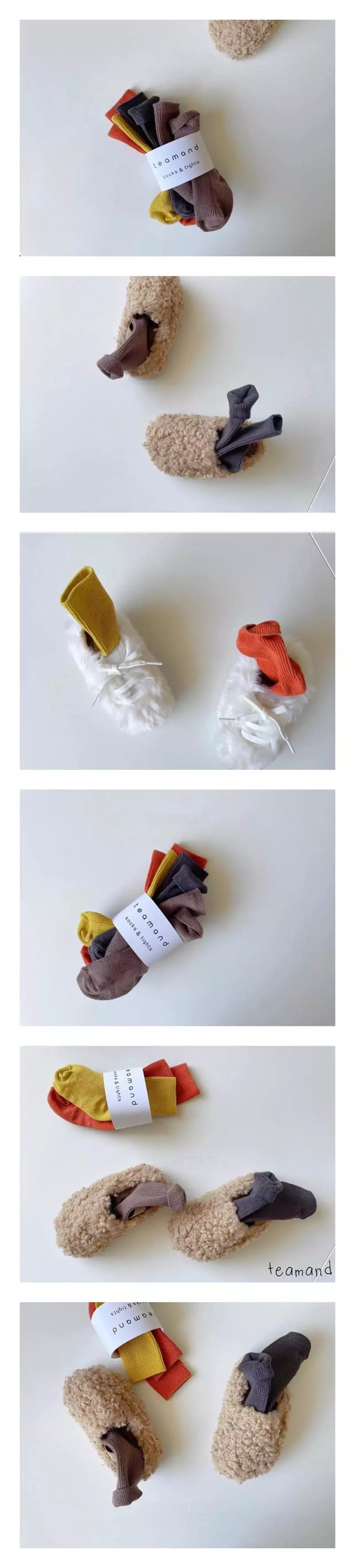 Teamand - Korean Children Fashion - #magicofchildhood - Maple Socks Set