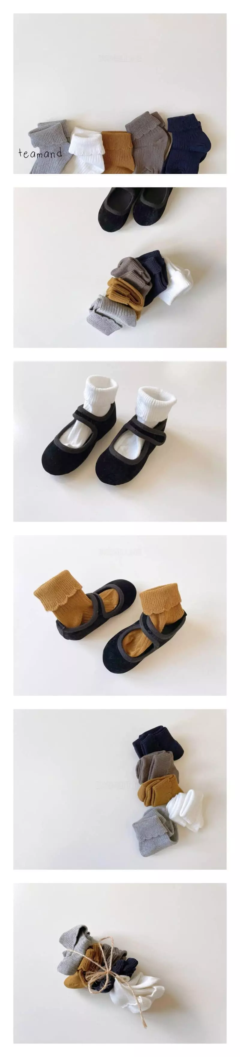 Teamand - Korean Children Fashion - #prettylittlegirls - Fall Tulip Socks Set