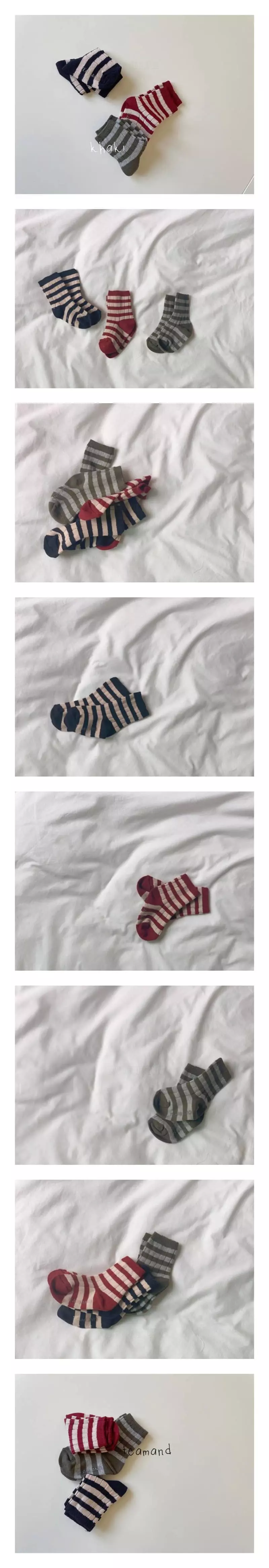 Teamand - Korean Children Fashion - #stylishchildhood - Ppapeyon Socks Set