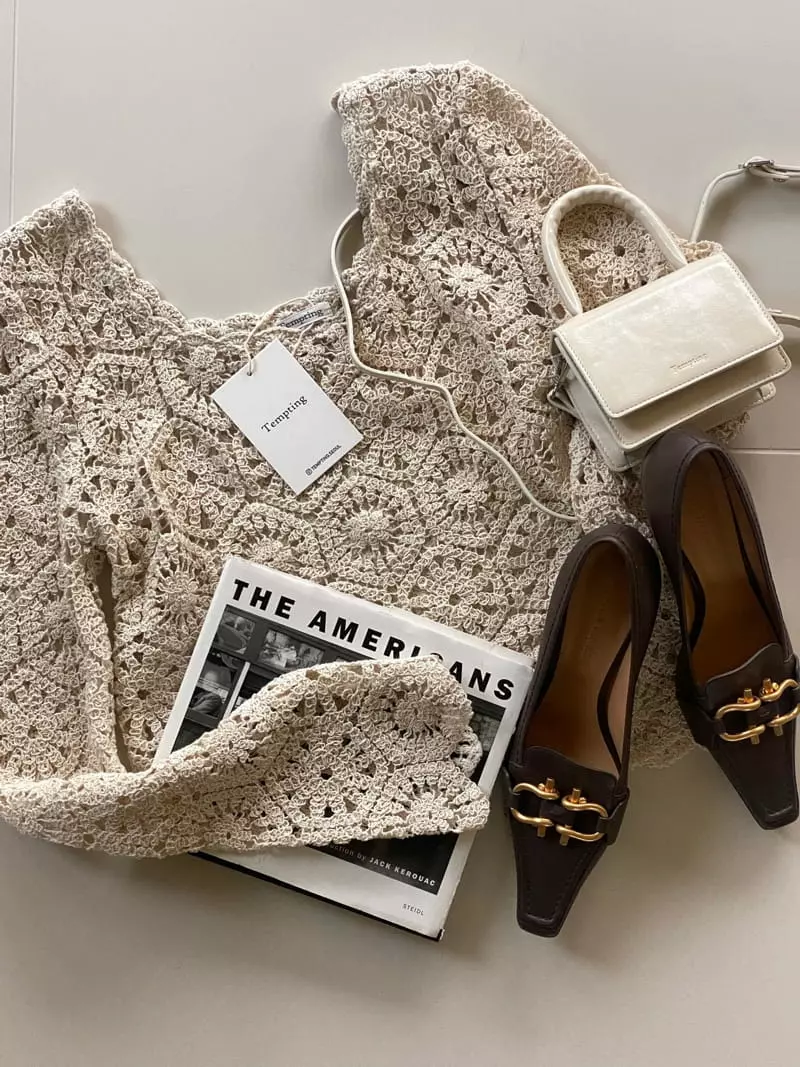Tempting - Korean Women Fashion - #momslook - Hand Knit Tee - 11