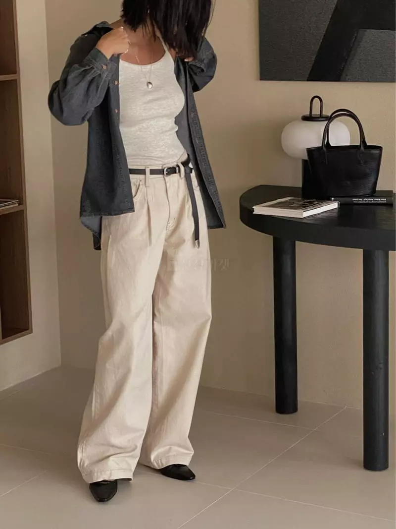 Tempting - Korean Women Fashion - #momslook - Paul Denim Shirt - 12