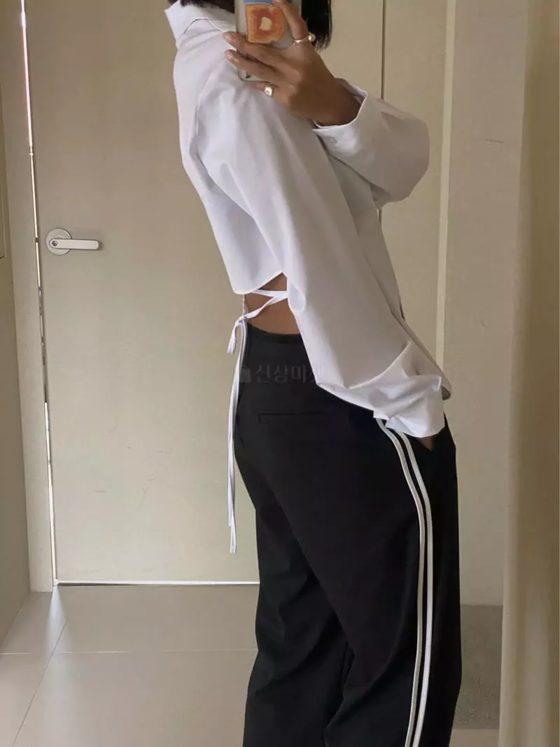 Tempting - Korean Women Fashion - #momslook - Taping Pants - 8