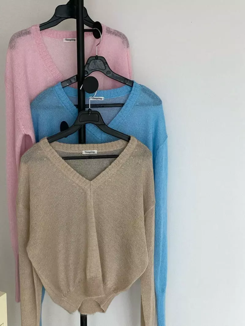 Tempting - Korean Women Fashion - #womensfashion - Kid Mo Knit Tee - 4