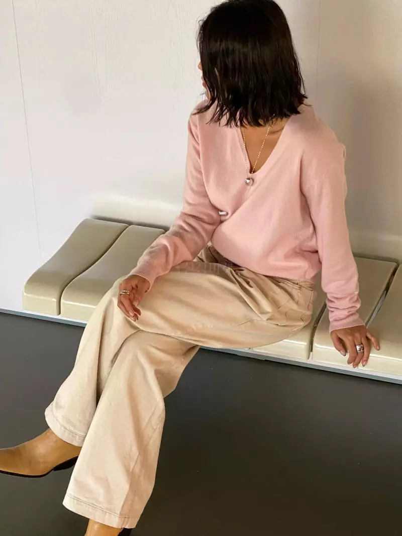 Tempting - Korean Women Fashion - #momslook - Classic Cash Knit Tee
