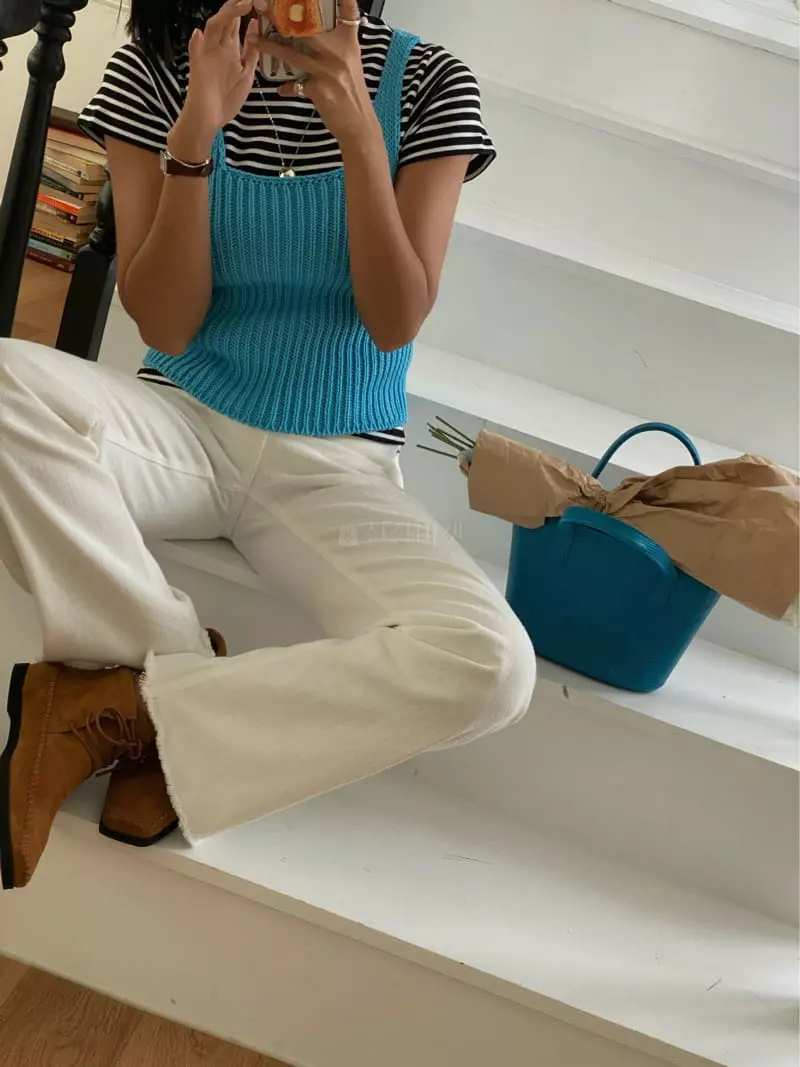 Tempting - Korean Women Fashion - #momslook - Knit Vest - 10