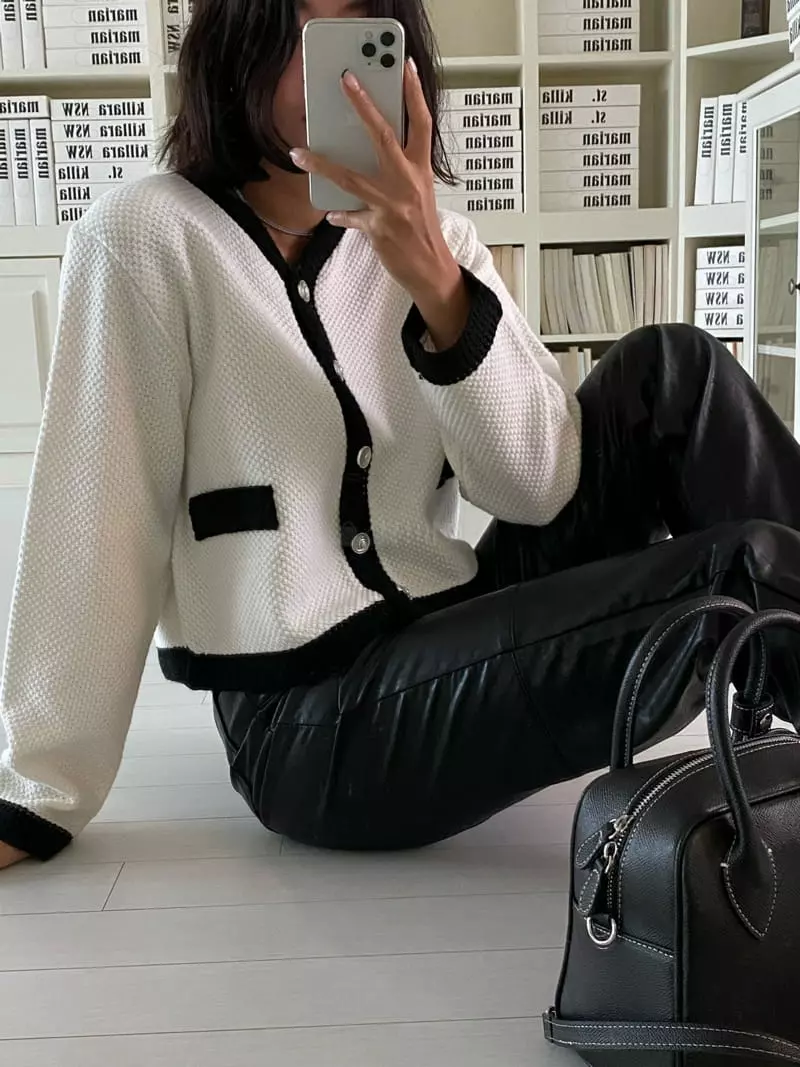Tempting - Korean Women Fashion - #momslook - Sha Knit Jacket