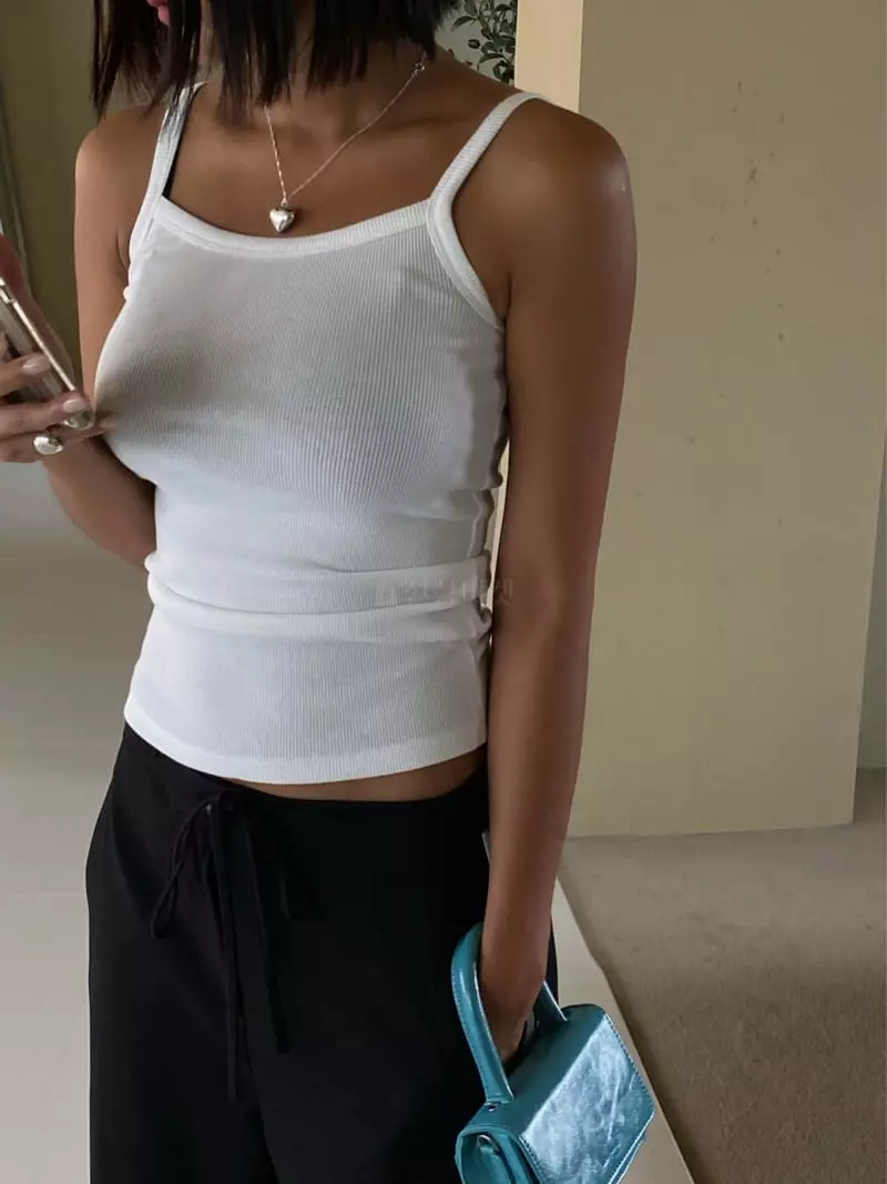 Tempting - Korean Women Fashion - #momslook - Balance Sleeveless - 3