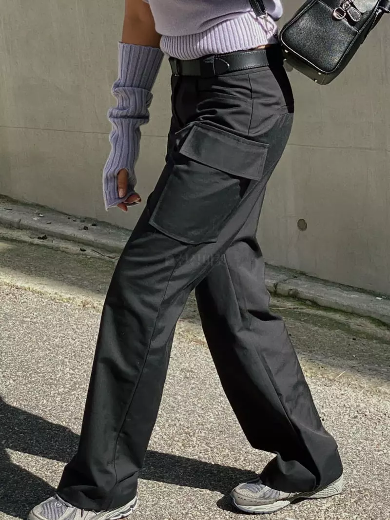 Tempting - Korean Women Fashion - #momslook - Double Pants