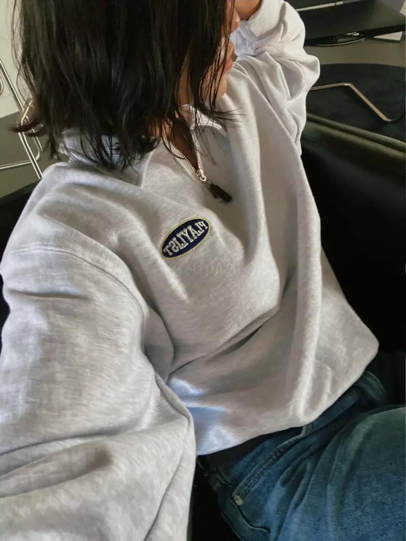 Tempting - Korean Women Fashion - #momslook - Play Sweatyshirt