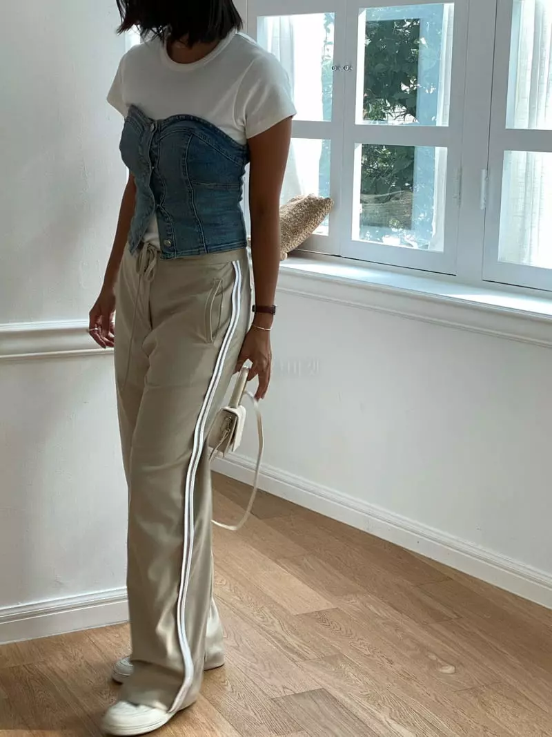 Tempting - Korean Women Fashion - #pursuepretty - Taping Pants - 12