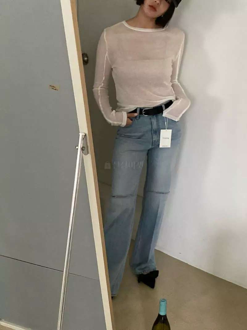 Tempting - Korean Women Fashion - #pursuepretty - Cash Tee - 7