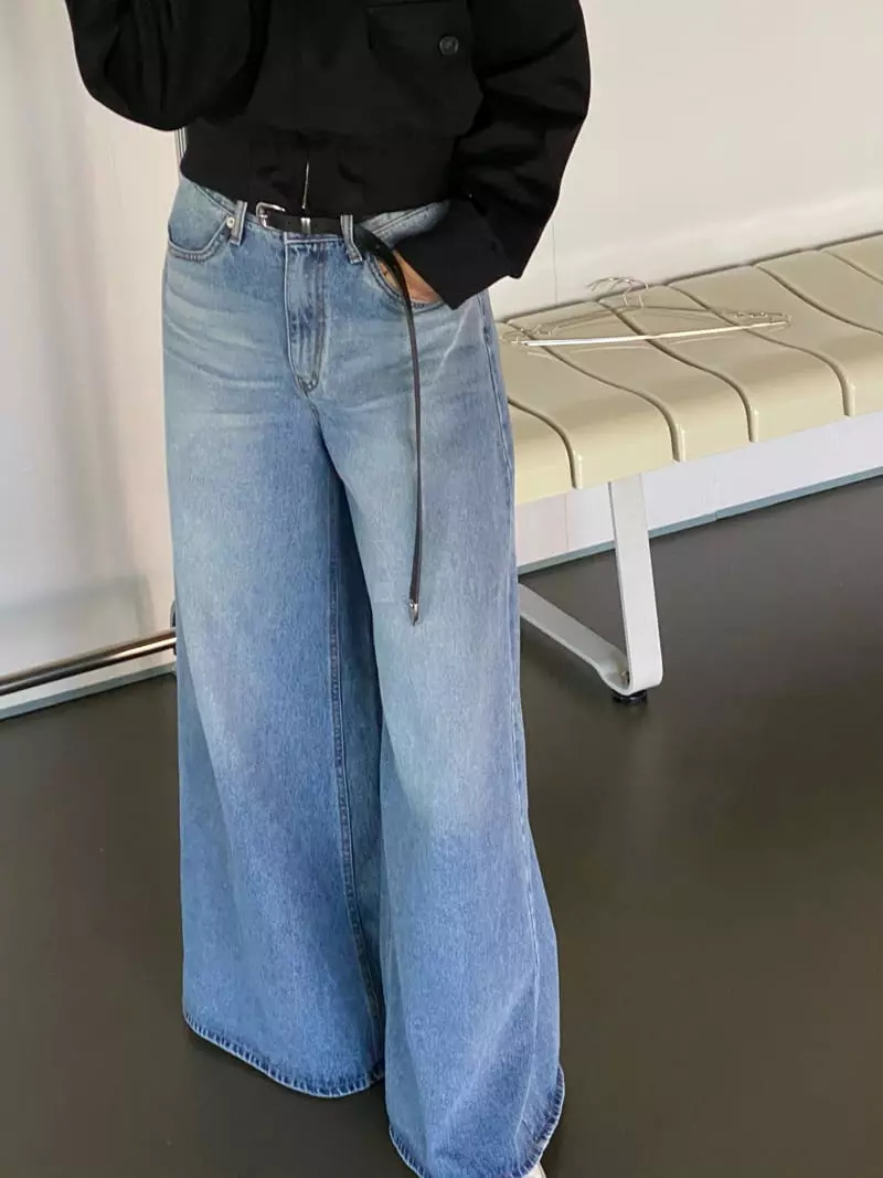 Tempting - Korean Women Fashion - #restrostyle - Drama Jeans - 3