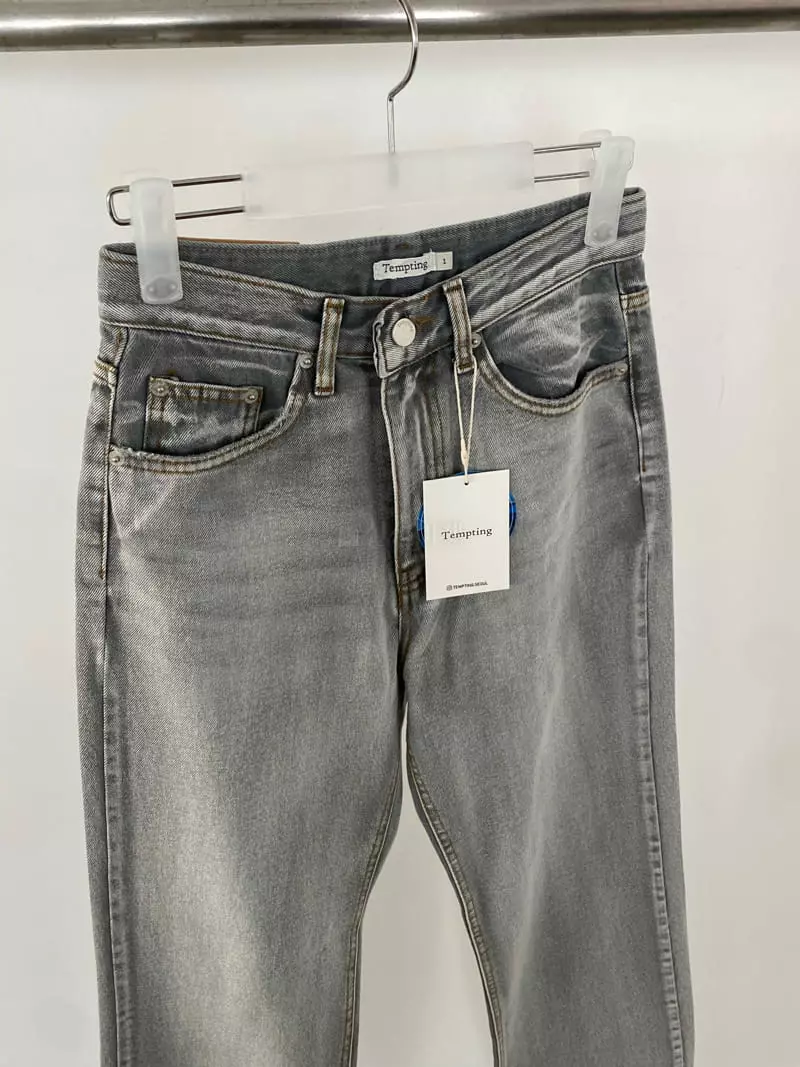 Tempting - Korean Women Fashion - #romanticstyle - Brush Jeans - 3