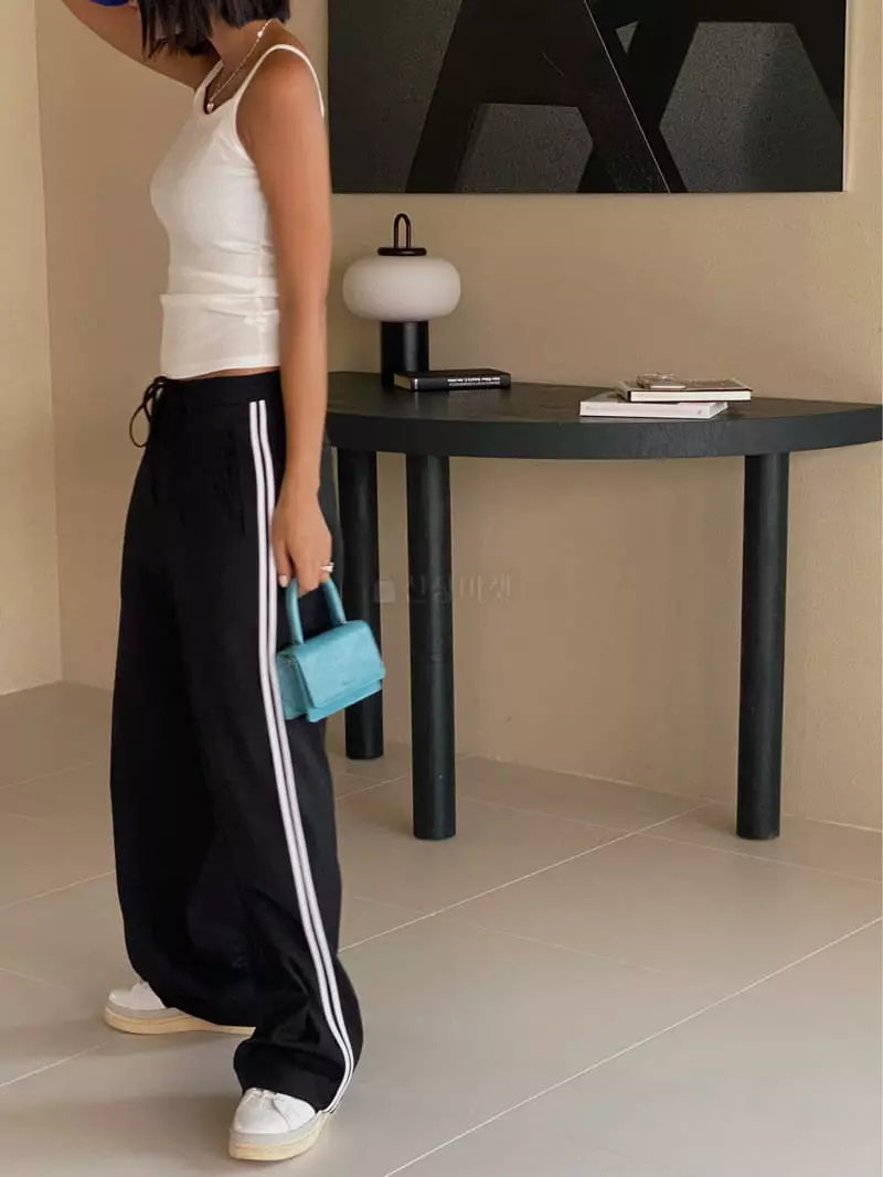 Tempting - Korean Women Fashion - #vintageinspired - Taping Pants - 10