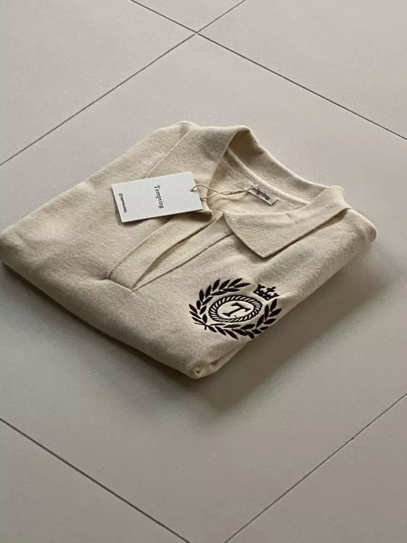 Tempting - Korean Women Fashion - #vintageinspired - Kate Embroidery Tee - 6