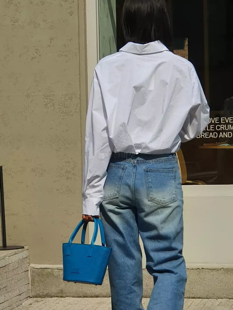 Tempting - Korean Women Fashion - #vintageinspired - Cheese Shirt - 4