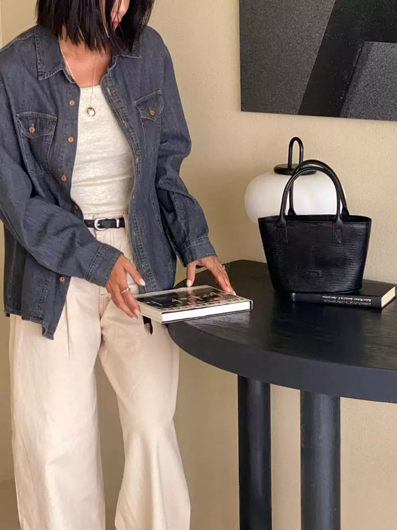 Tempting - Korean Women Fashion - #womensfashion - Paul Denim Shirt - 7