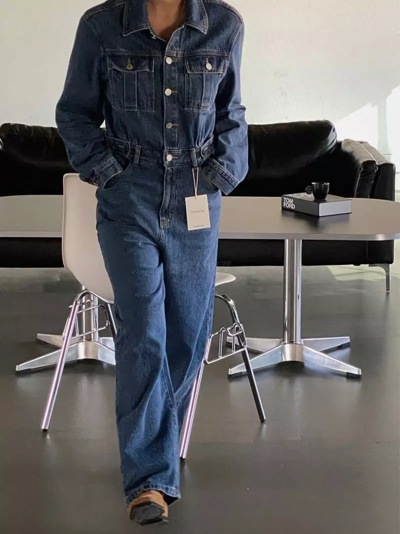 Tempting - Korean Women Fashion - #womensfashion - Jen Denim Jumpsuit
