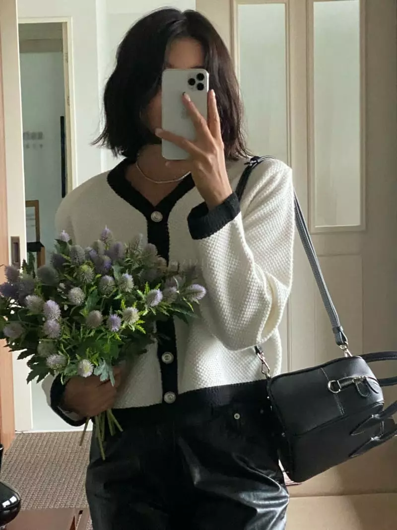 Tempting - Korean Women Fashion - #momslook - Sha Knit Jacket - 4