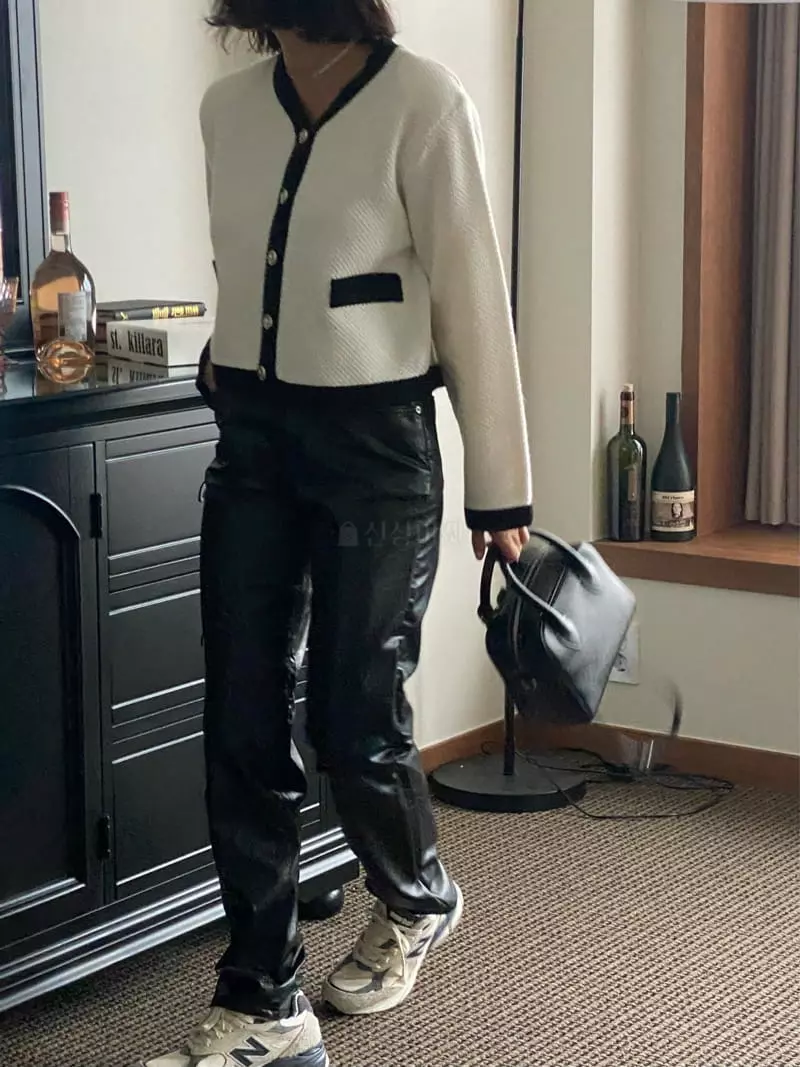 Tempting - Korean Women Fashion - #womensfashion - Arc Leather Pants