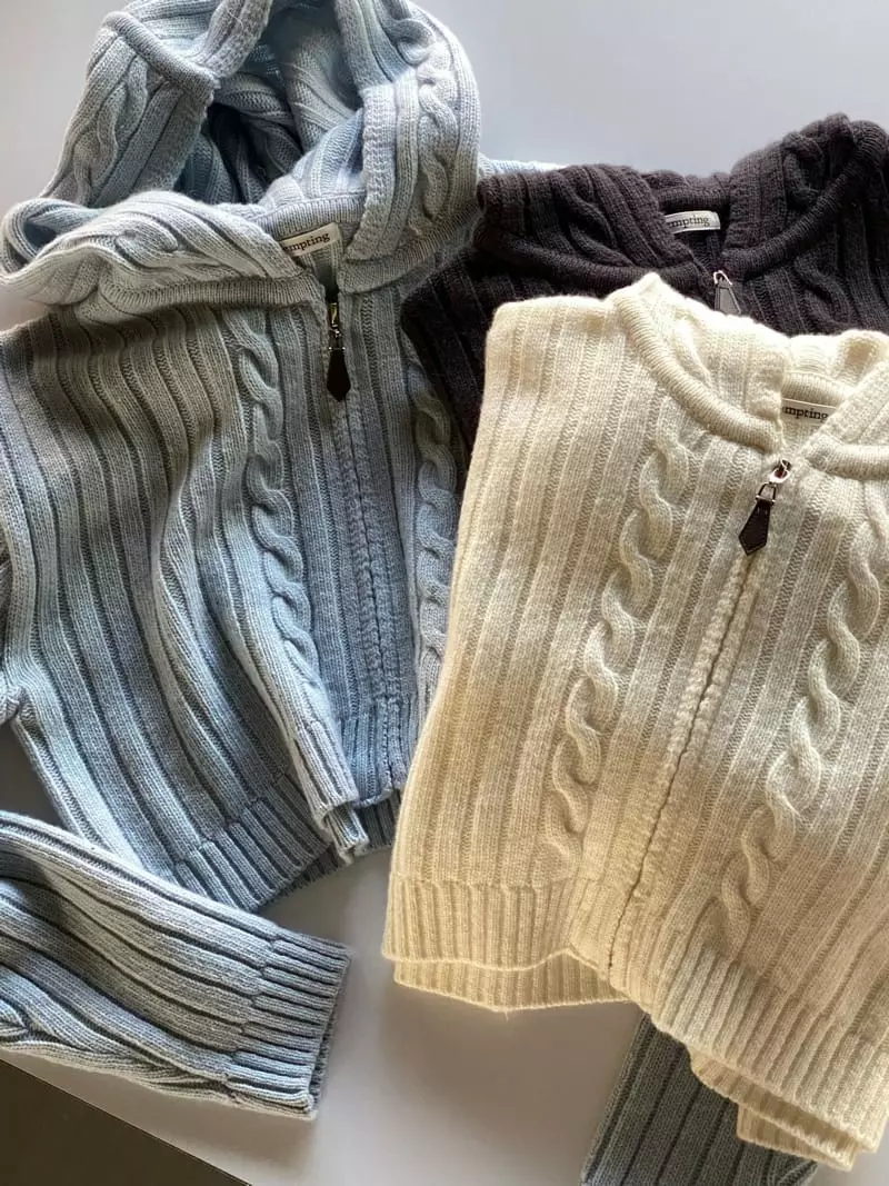 Tempting - Korean Women Fashion - #womensfashion - Crop Hoody Knit Tee - 6