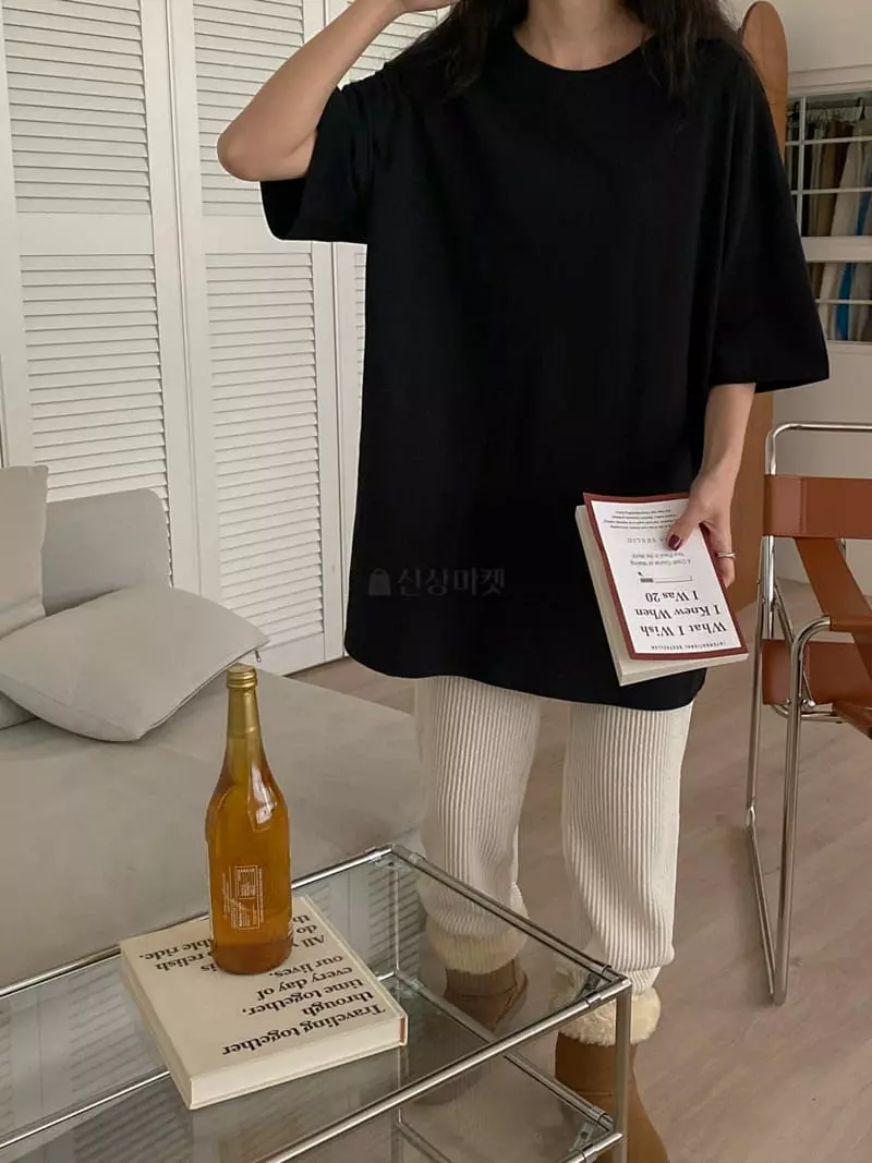 Tfarm - Korean Women Fashion - #momslook - Inseang Box Tee - 7