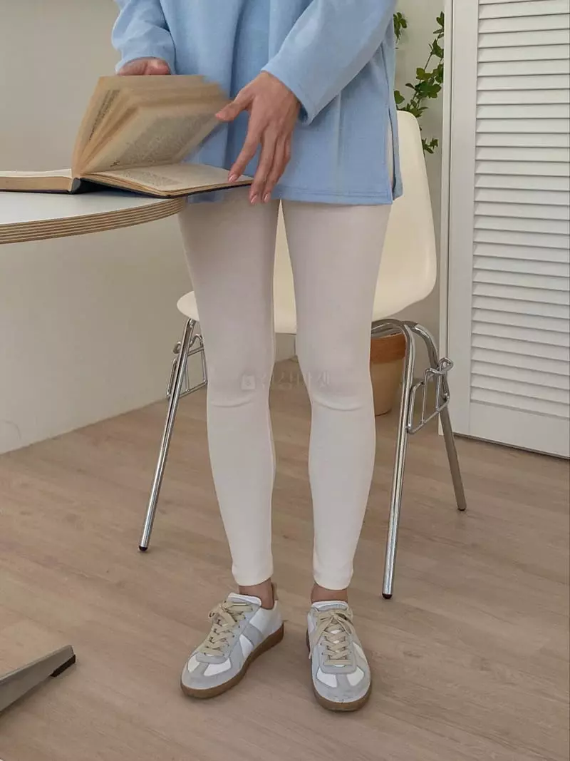 Tfarm - Korean Women Fashion - #momslook - Span Leggings - 2
