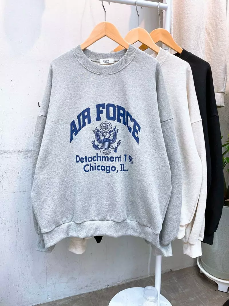 Tfarm - Korean Women Fashion - #momslook - Air Force Sweatshirt