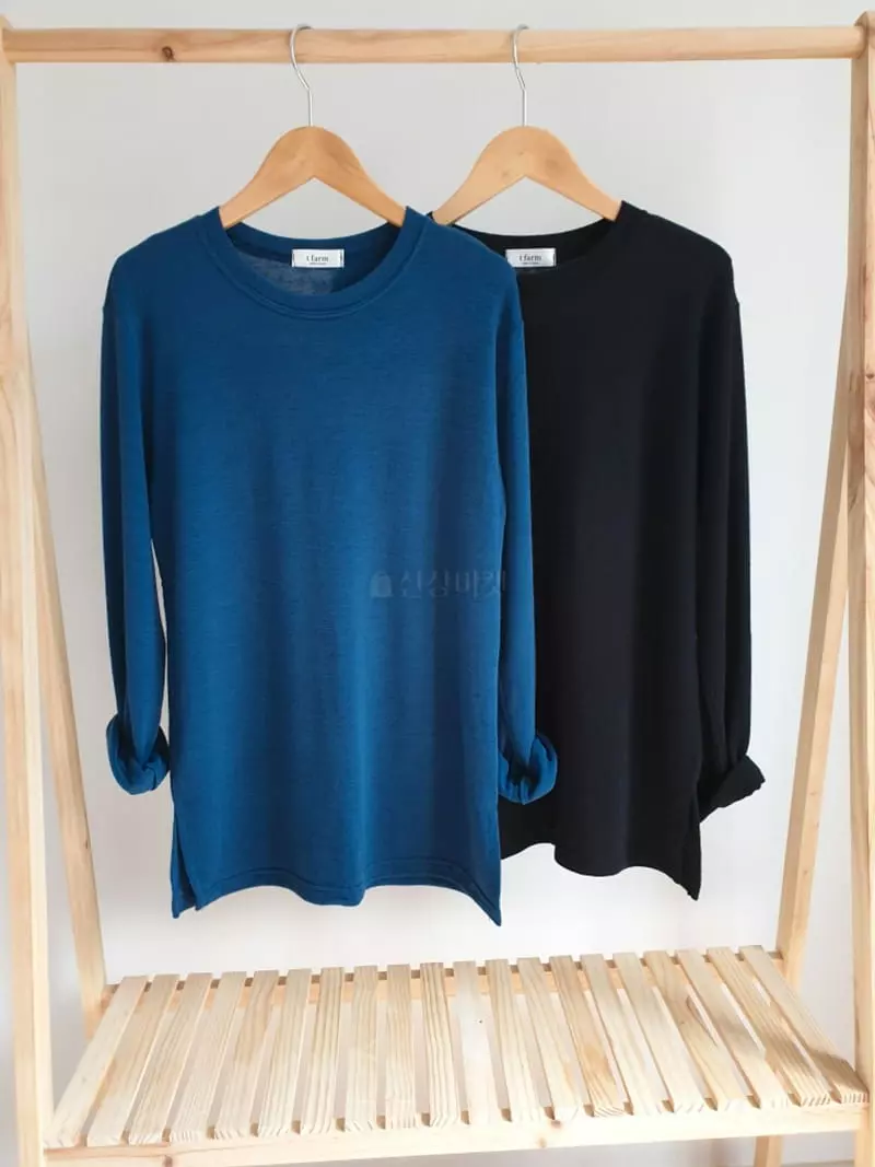 Tfarm - Korean Women Fashion - #momslook - Snow Slit Tee - 9