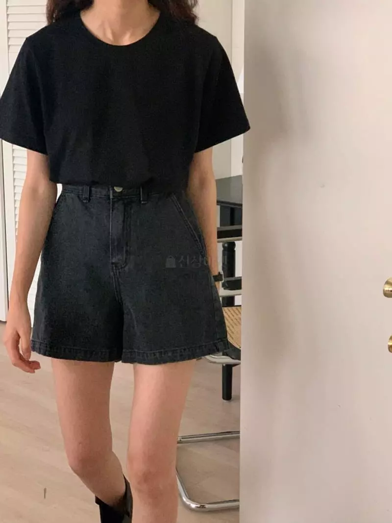 Tfarm - Korean Women Fashion - #momslook - Basic Short Sleeves Tee - 11