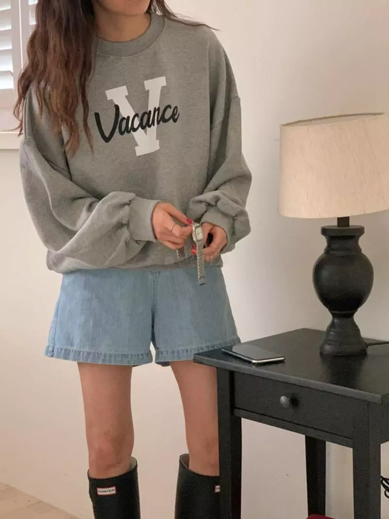Tfarm - Korean Women Fashion - #momslook - Vacance Sweatshirt
