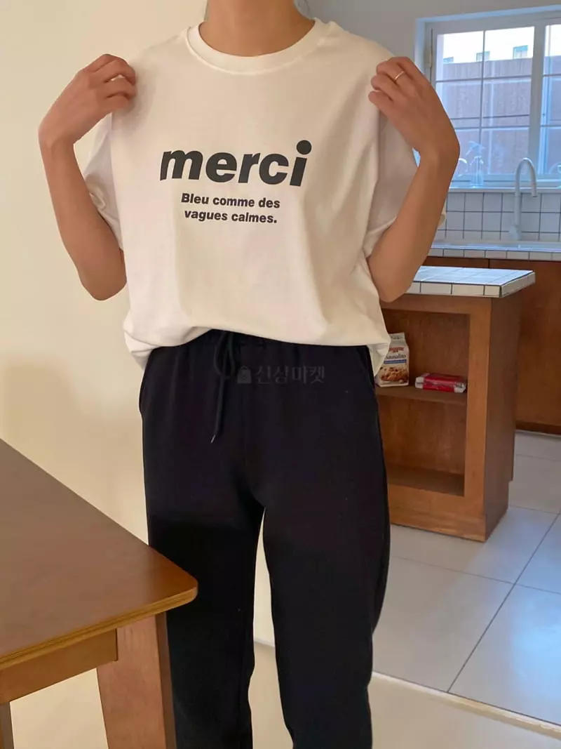 Tfarm - Korean Women Fashion - #momslook - Merci Tee - 3